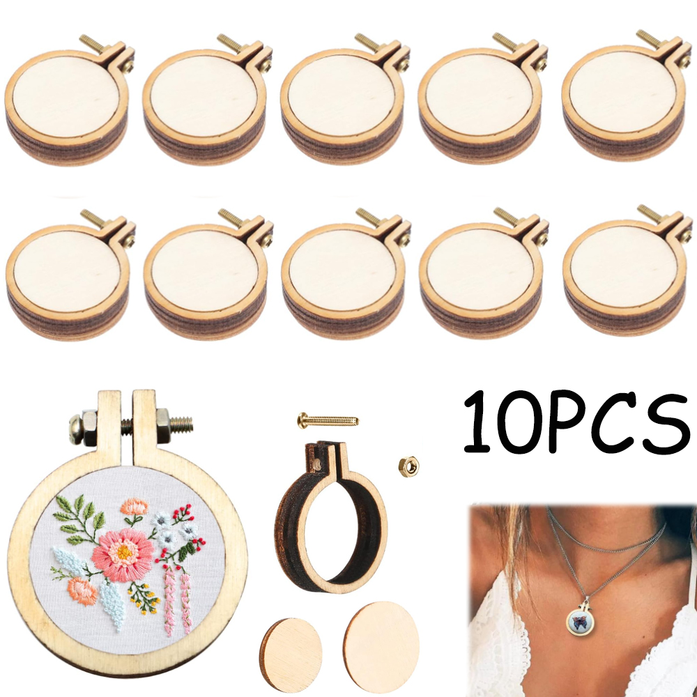 Stitch Marker Ring - 10 Buah/Set Kerajinan Bingkai Jahit Silang