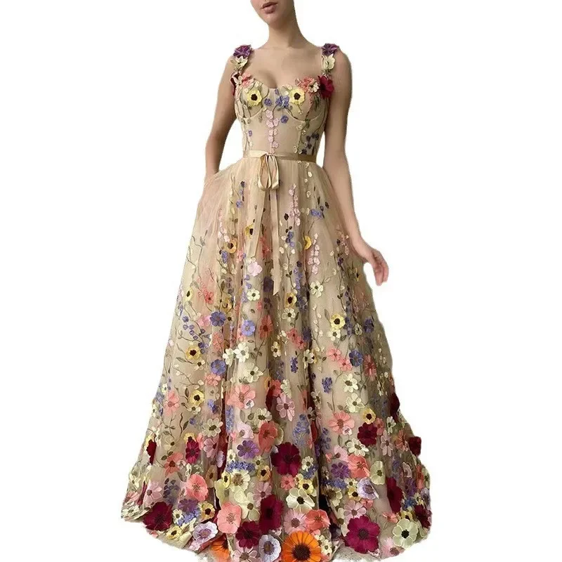 Embroidery Zara - Bunga Tiga Dimensi Wanita, Bordir Modis,