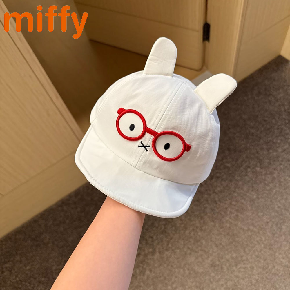 Embroidery Rabbit - Topi Bisbol Lucu Miffy Kawaii Topi