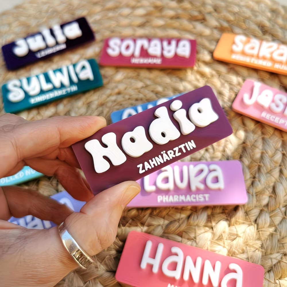 Lencana Bros Nama Pribadi Akri - Embroidery Name ulasan dan harga