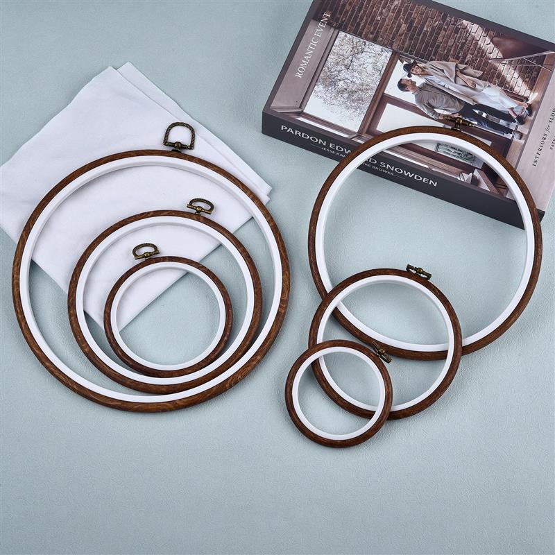 Set Bingkai Lingkaran Bordir W - Stitch Marker Ring ulasan dan harga