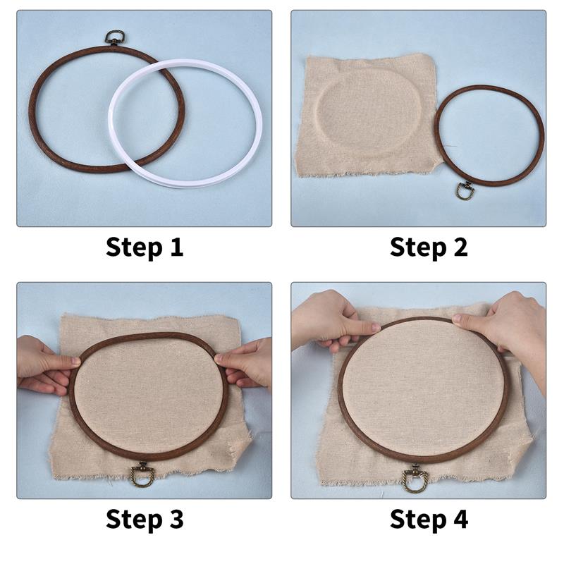 Set Bingkai Lingkaran Bordir W - Stitch Marker Ring ulasan dan harga