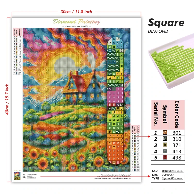 Kit Lukisan Berlian Artis Terk - Embroidery Artist ulasan dan harga