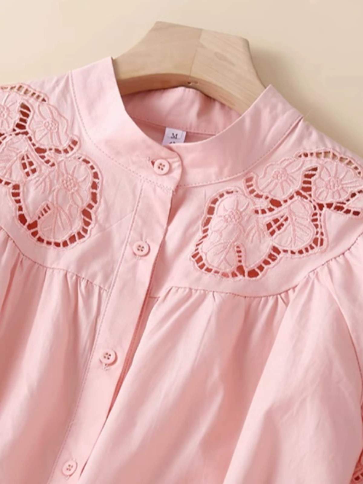 Kemeja Kasual Bordir Berongga  - Embroidery Artist ulasan dan harga