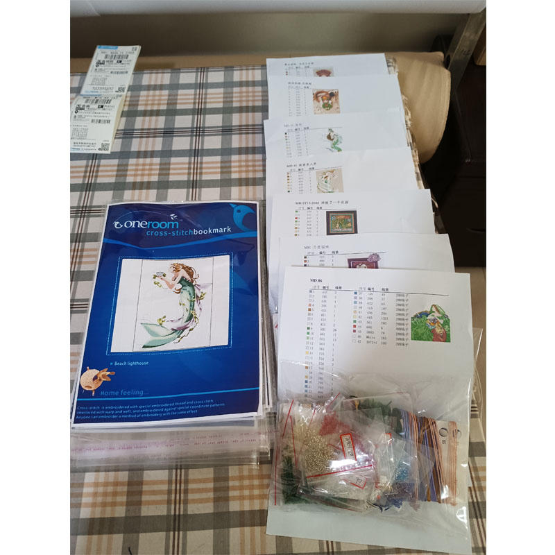 Set Kit Sulaman Silang DIY Bun - Embroidery Backpack Kit ulasan dan harga