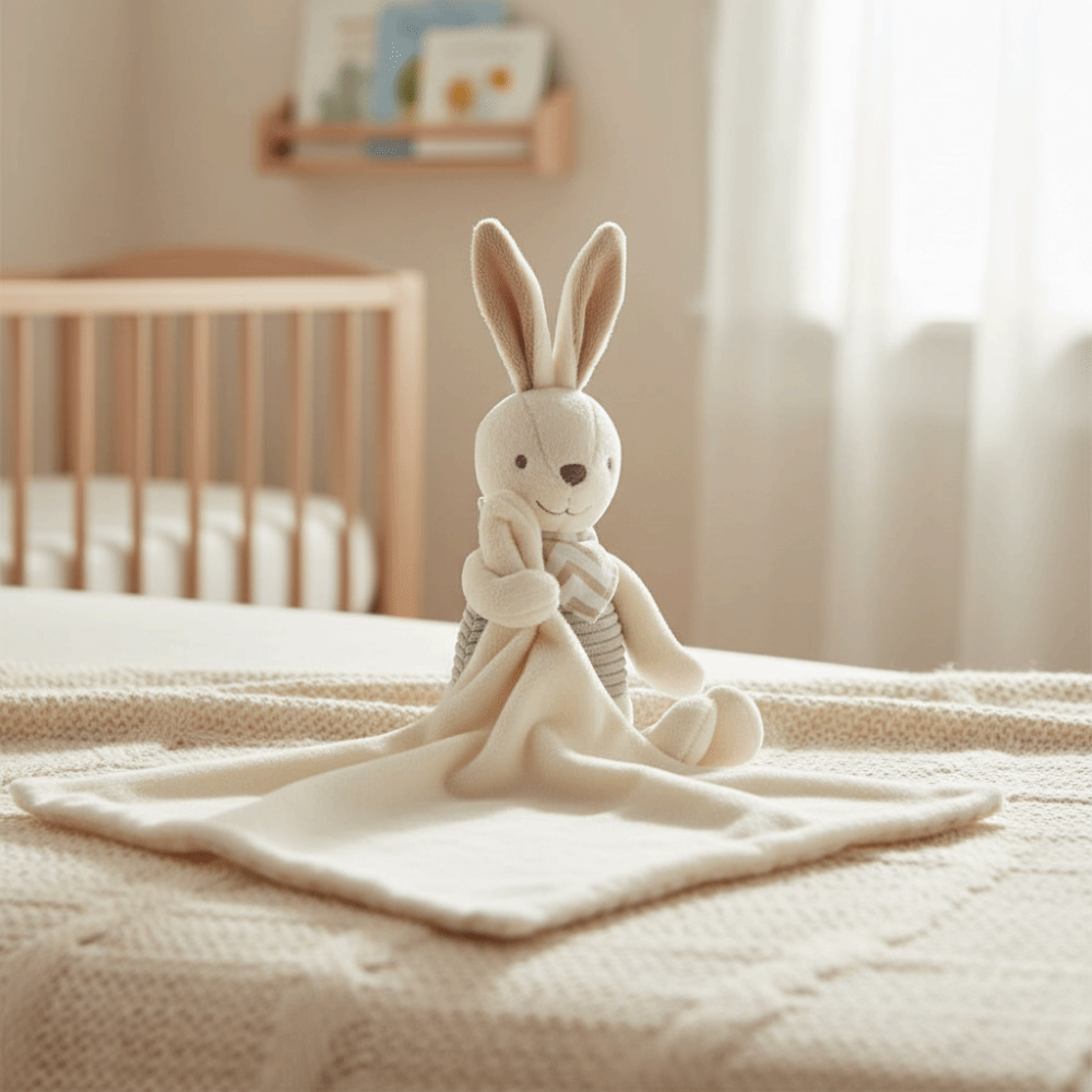 Selimut Bayi Bentuk Persegi De - Embroidery Rabbit ulasan dan harga