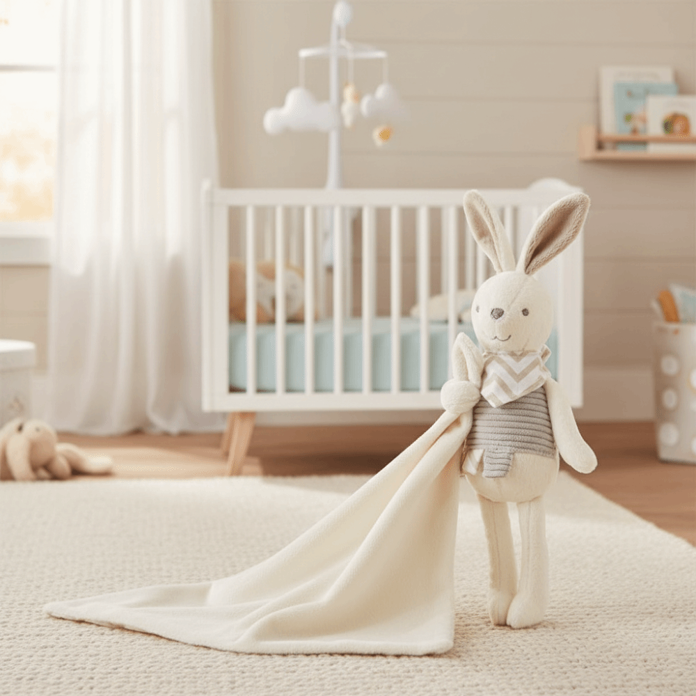 Selimut Bayi Bentuk Persegi De - Embroidery Rabbit ulasan dan harga