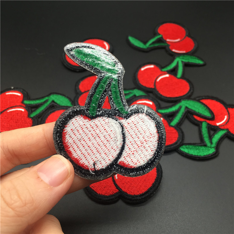 Patch Pakaian Lucu Buah Ceri U - Embroidery Converse ulasan dan harga