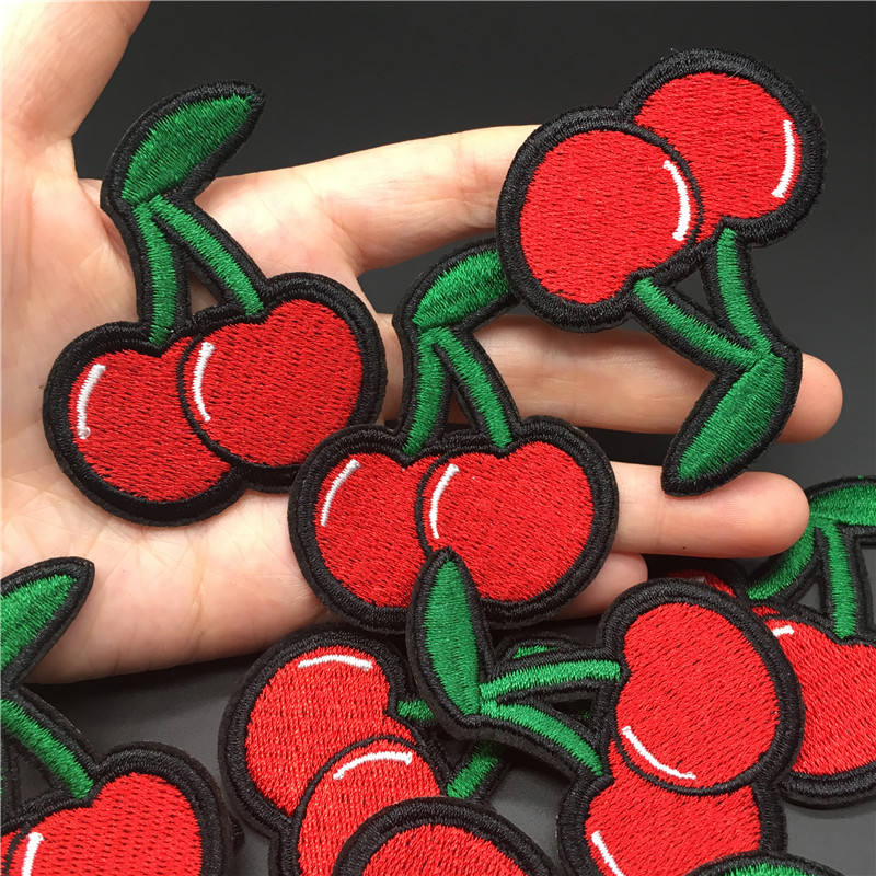 Patch Pakaian Lucu Buah Ceri U - Embroidery Converse ulasan dan harga