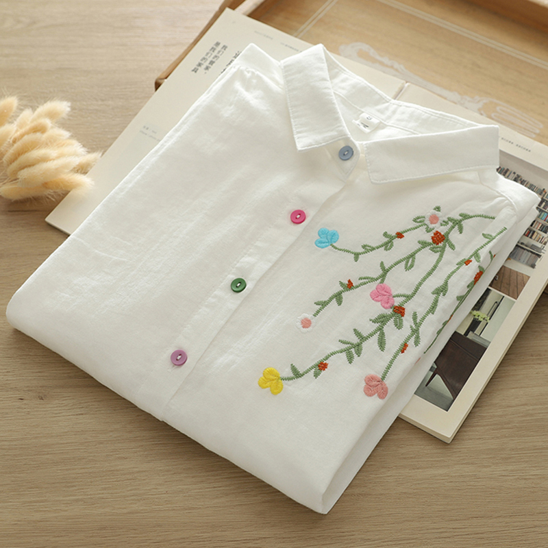Pakaian Wanita Blusa Lengan Pa - Embroidery Artist ulasan dan harga
