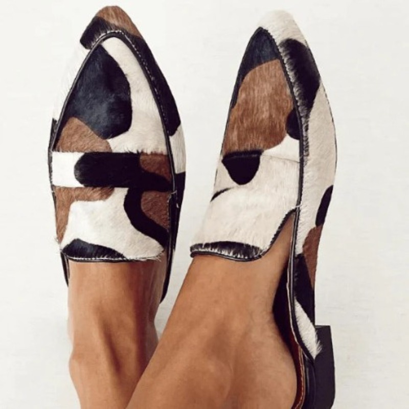 Sepatu Wanita Kasual Motif Kul - Embroidery Flat Shoes ulasan dan harga