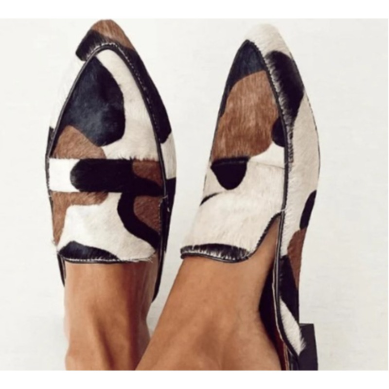 Sepatu Wanita Kasual Motif Kul - Embroidery Flat Shoes ulasan dan harga