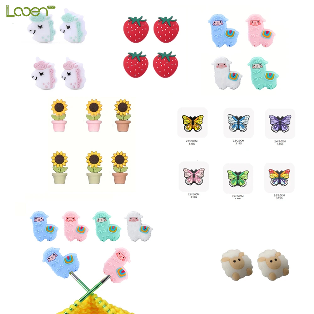 2pcs/4pcs/6pcs/8pcs Penutup Ja - Stitch Marker Ring ulasan dan harga