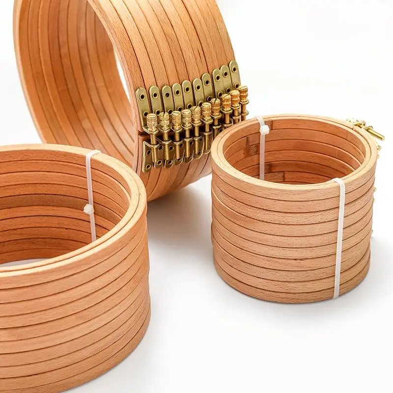 Kualitas Tinggi Kayu Beech Bor - Stitch Marker Ring ulasan dan harga