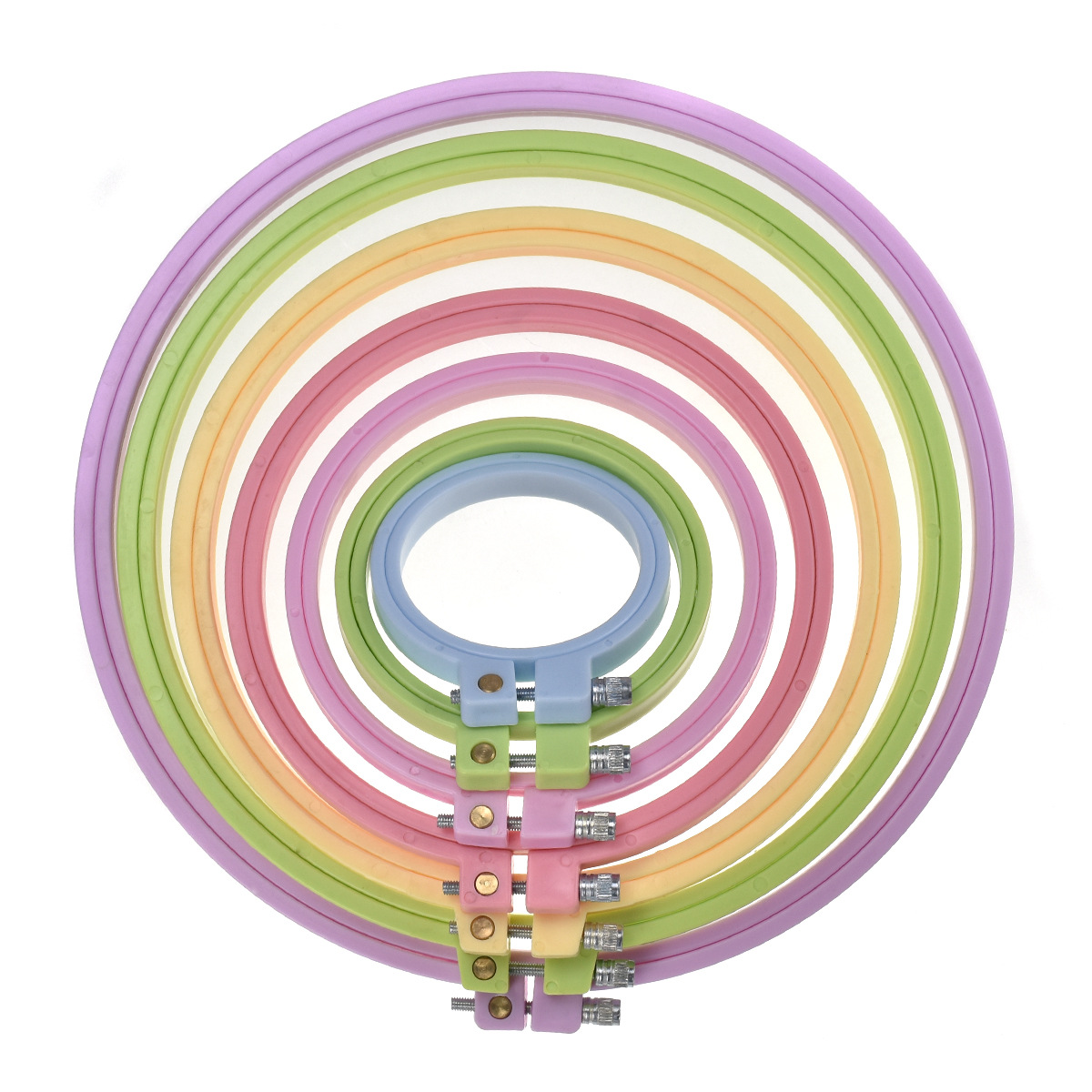 1/7 Buah 7-25Cm Lingkaran Sula - Stitch Marker Ring ulasan dan harga
