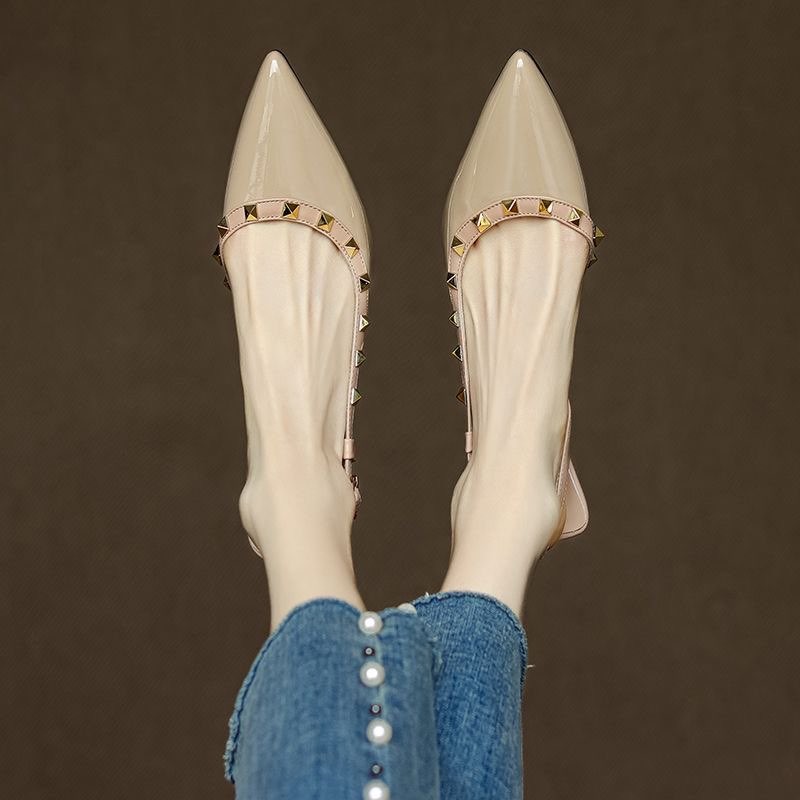 Sepatu Mary Jane Gaya Baru 202 - Embroidery Flat Shoes ulasan dan harga