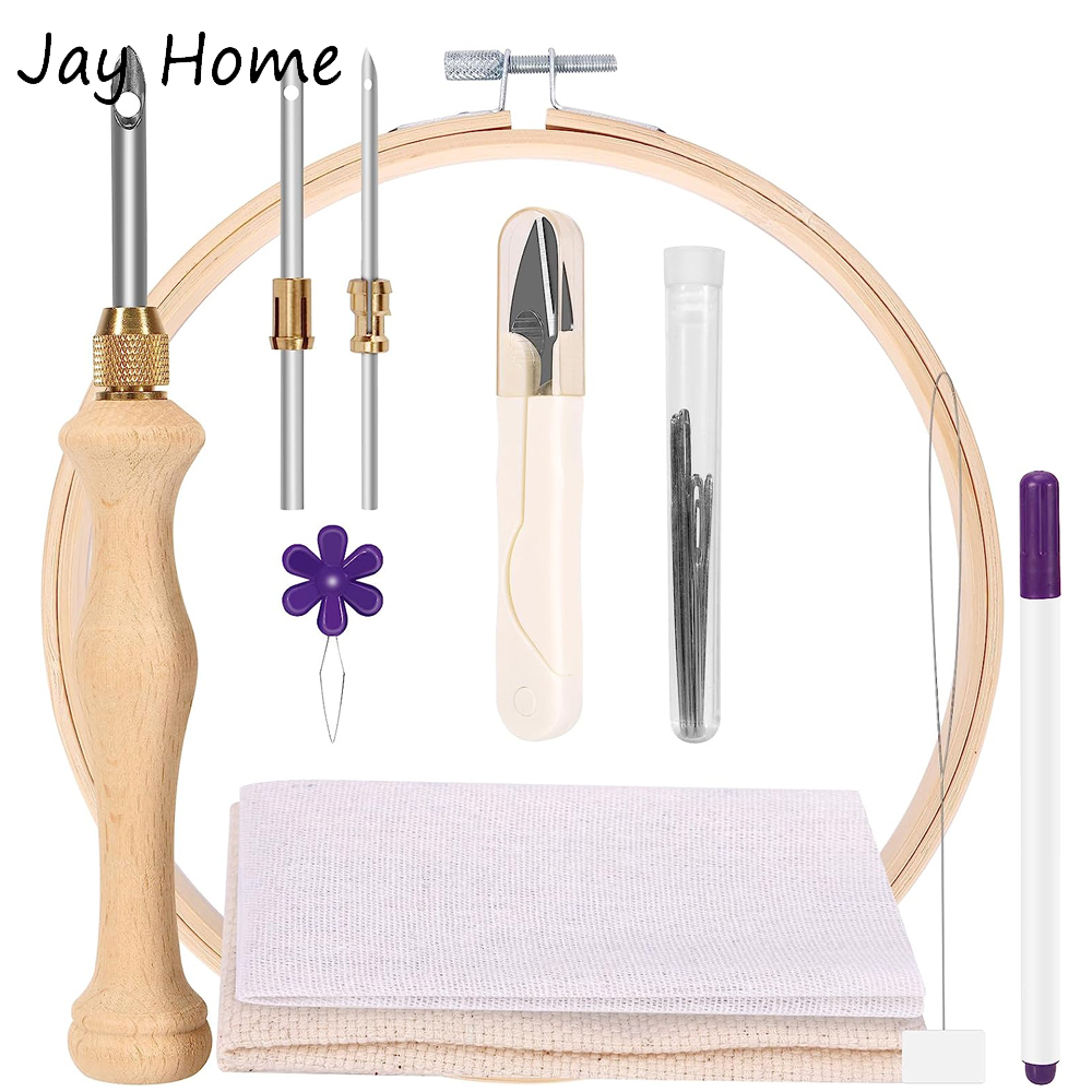 Kit pemula jarum Punch dengan  - Stitch Marker Ring ulasan dan harga