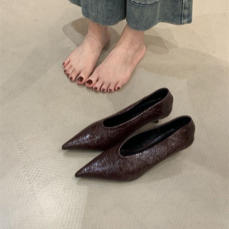 Sepatu Kerja Wanita Model Runc - Embroidery Flat Shoes ulasan dan harga