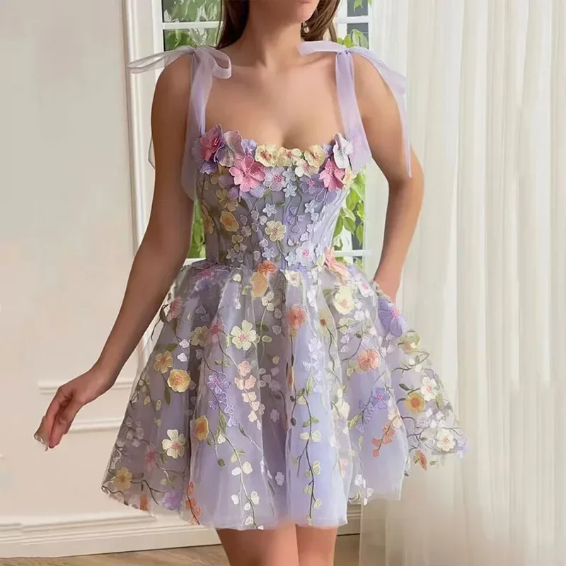 Gaun Liburan Prom Malam Desain - Embroidery Zara ulasan dan harga