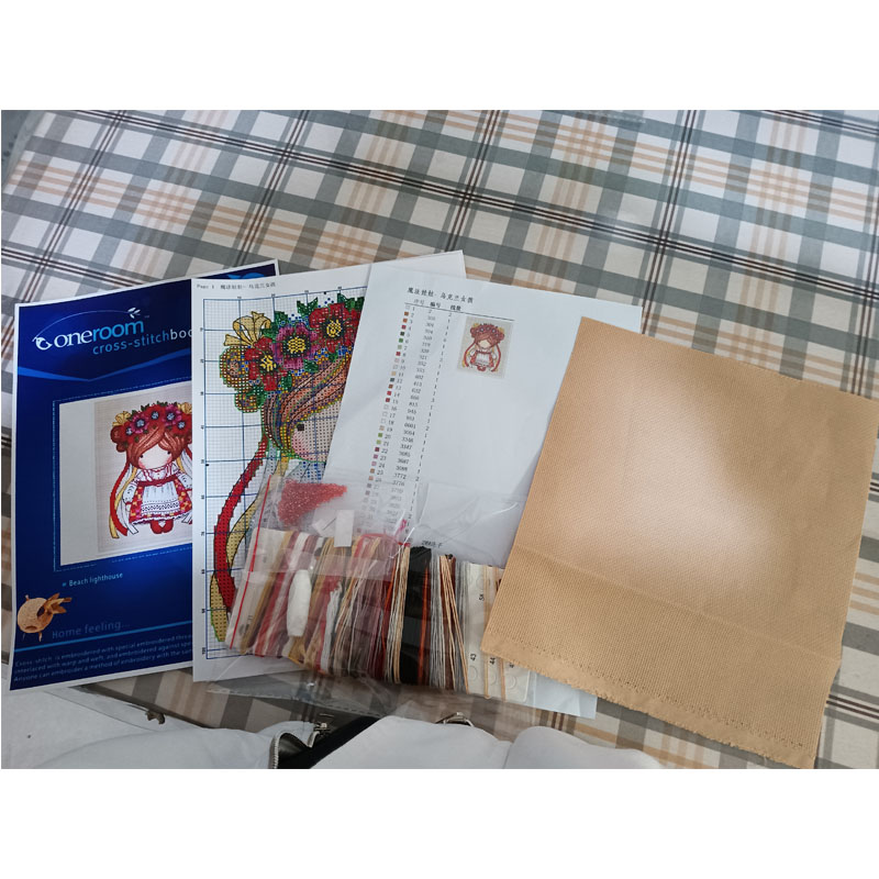 Kit Jahit Silang 14CT 18CT 25C - Embroidery Backpack Kit ulasan dan harga