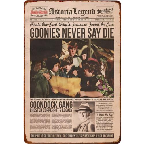 Vintage Goonies Never Say Die  - Embroidery Writing ulasan dan harga