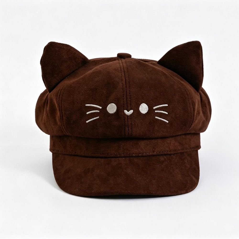 Topi Baret Bordir Telinga Kuci - Embroidery Artist ulasan dan harga