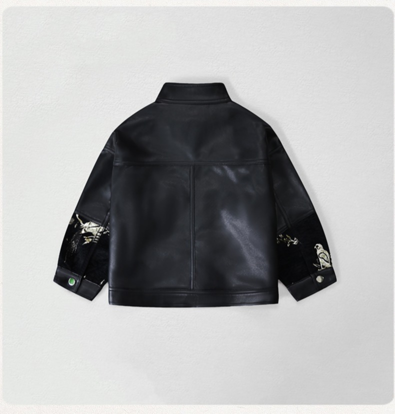 Jaket Kulit PU Bordir Sepeda M - Embroidery Wedding ulasan dan harga