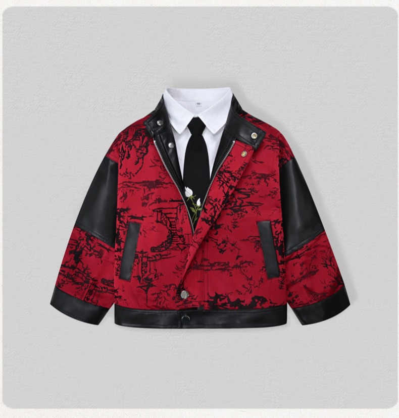 Jaket Kulit PU Bordir Sepeda M - Embroidery Wedding ulasan dan harga