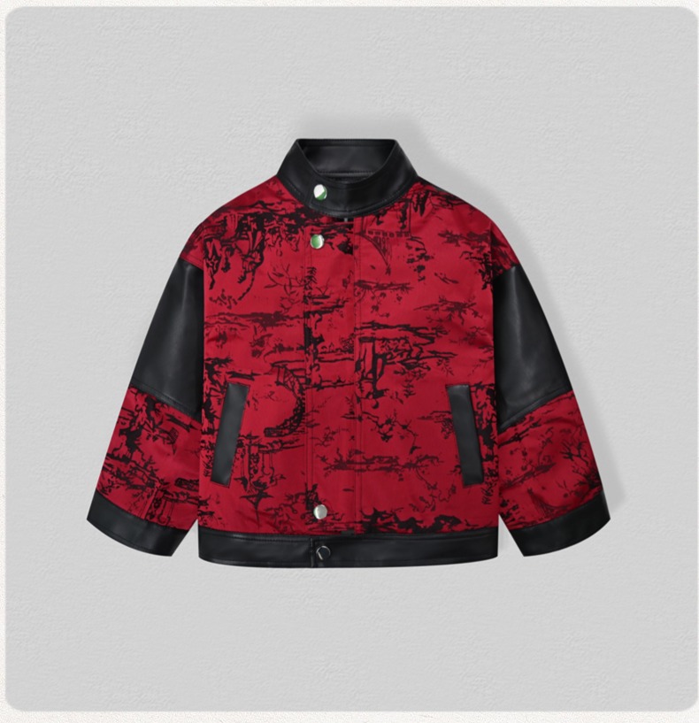 Jaket Kulit PU Bordir Sepeda M - Embroidery Wedding ulasan dan harga