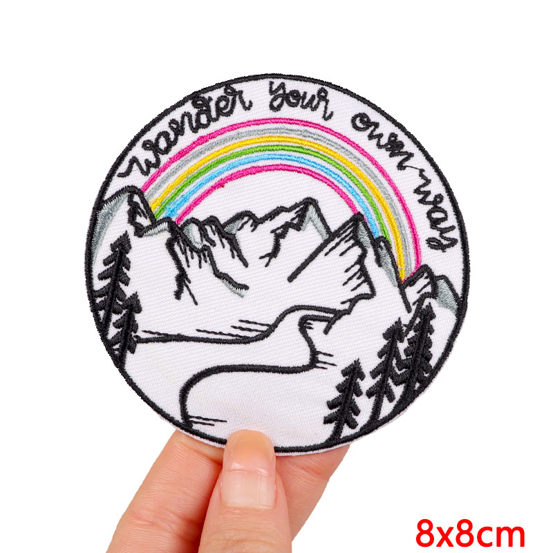 Patch berkemah/petualangan On  - Embroidery Converse ulasan dan harga
