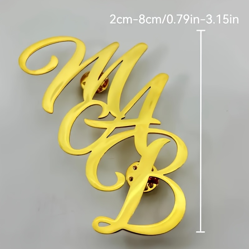 Bros Pribadi Pin Kerah Baja Ta - Embroidery Name ulasan dan harga