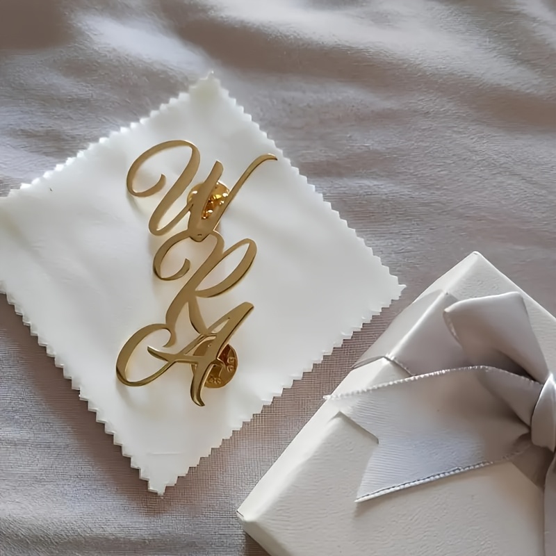 Bros Pribadi Pin Kerah Baja Ta - Embroidery Name ulasan dan harga