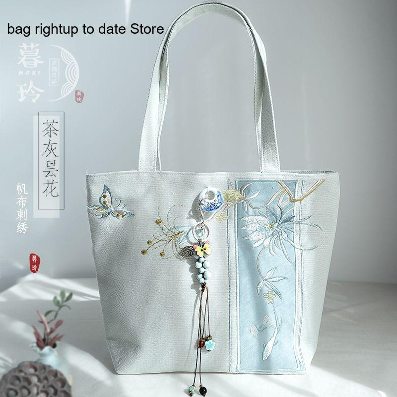 Tas Tangan Bahu Tunggal Kanvas - Embroidery Artist ulasan dan harga