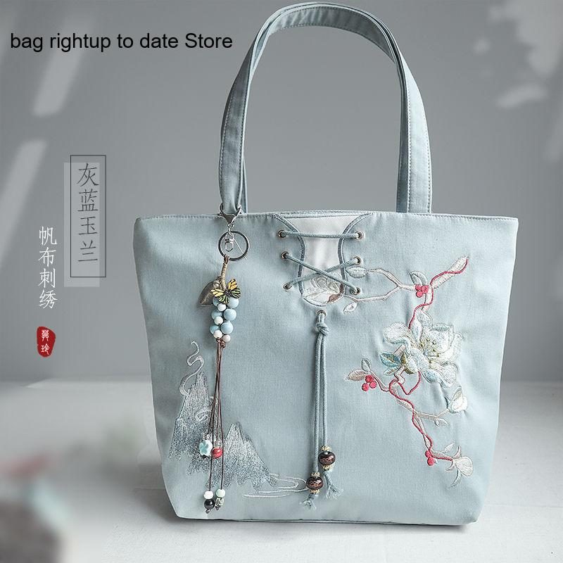 Tas Tangan Bahu Tunggal Kanvas - Embroidery Artist ulasan dan harga