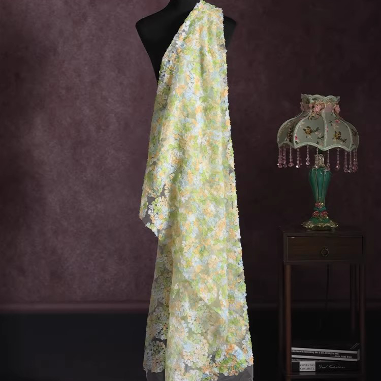 1 yard kain kasa baru untuk pa - Embroidery Wedding ulasan dan harga