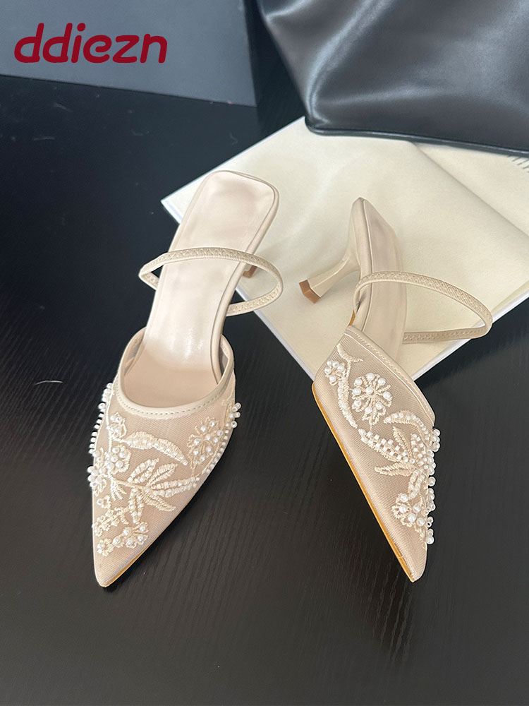 Sepatu Hak Tinggi Wanita Bordi - Embroidery Wedding ulasan dan harga