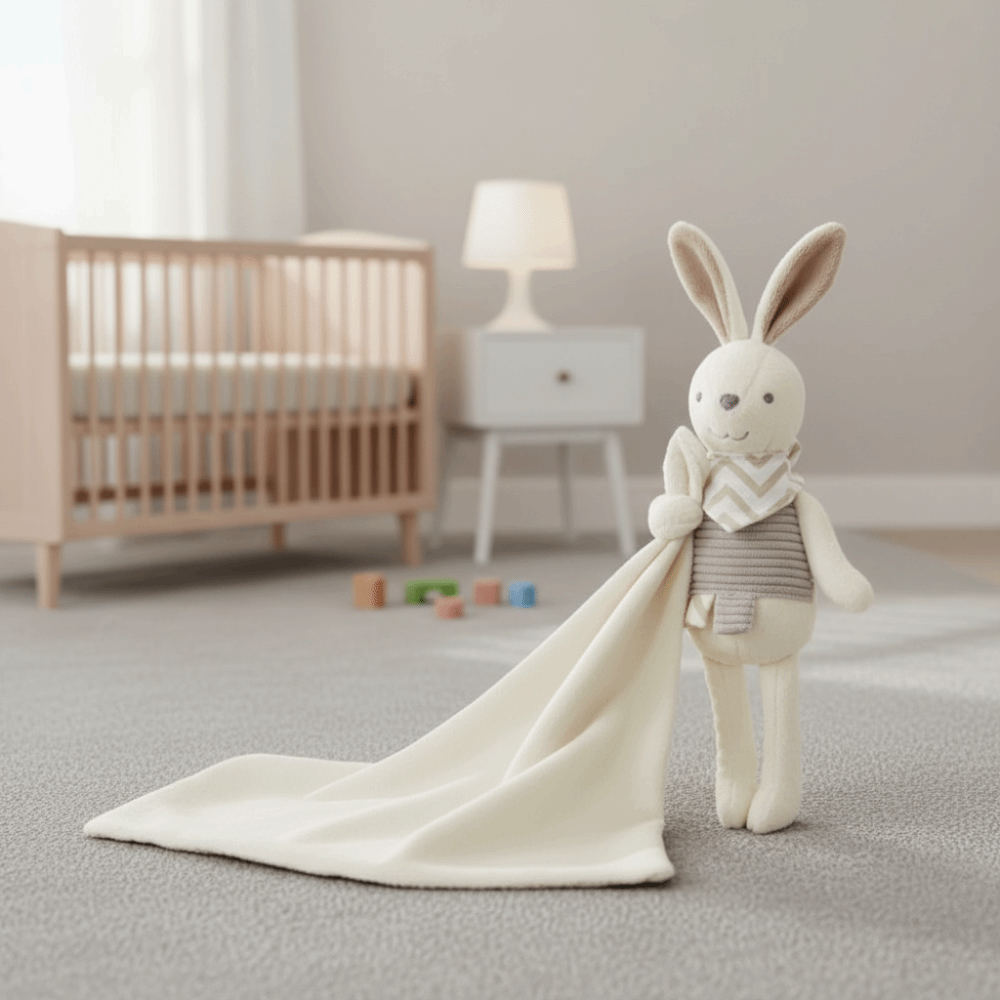 Selimut Bayi Bentuk Persegi Ke - Embroidery Rabbit ulasan dan harga