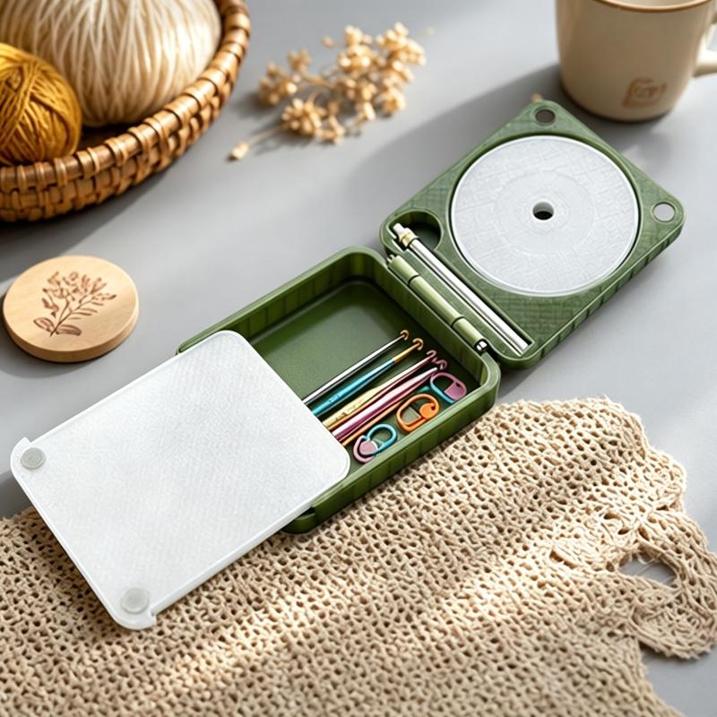 Pemutar Benang Portabel Lipat  - Stitch Marker Ring ulasan dan harga