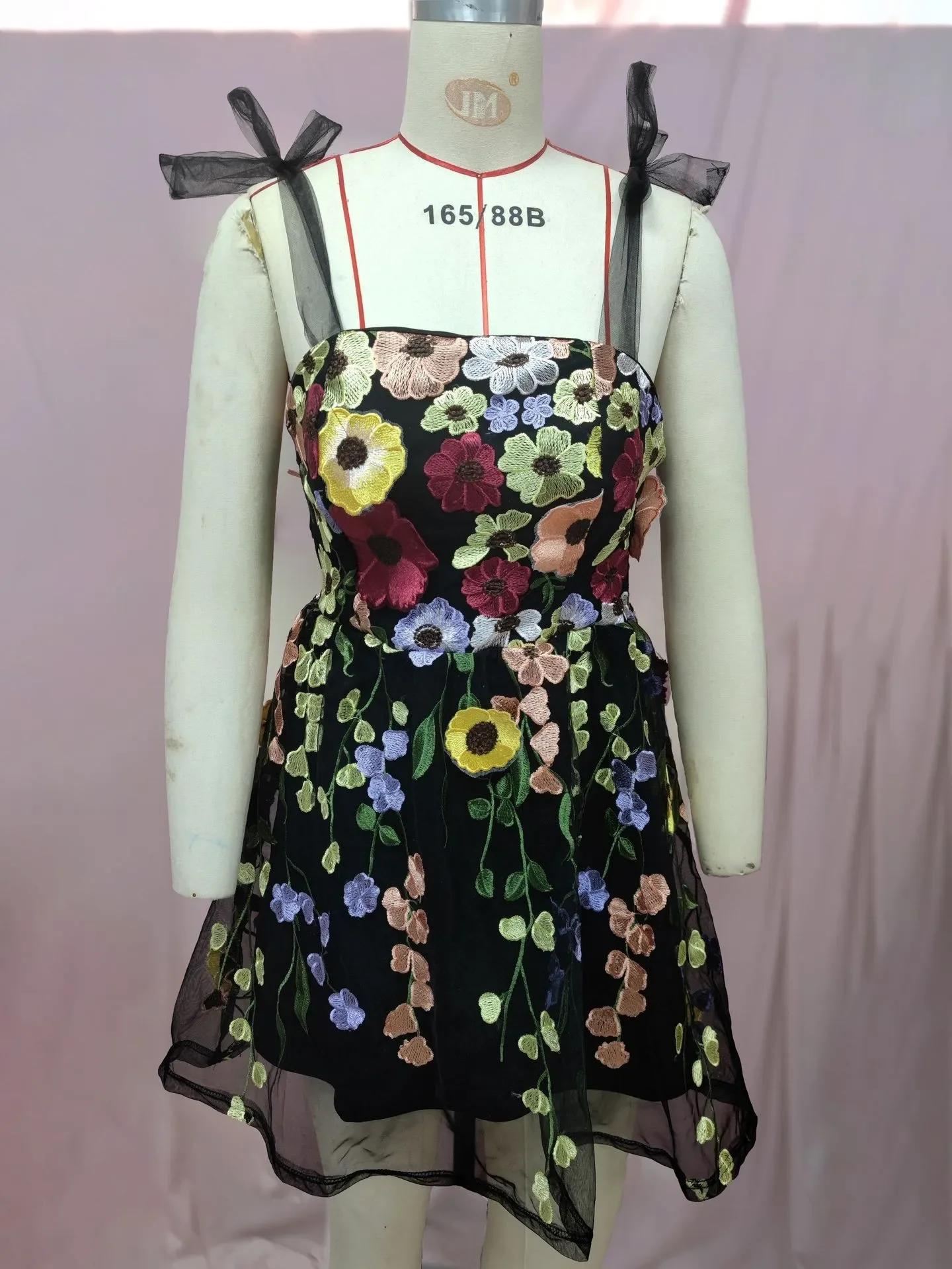Gaun Wanita Gaun Selempang Sek - Embroidery Zara ulasan dan harga