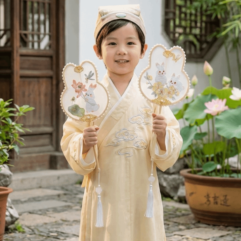 Kipas Bordir Gaya Cina Genggam - Embroidery Rabbit ulasan dan harga