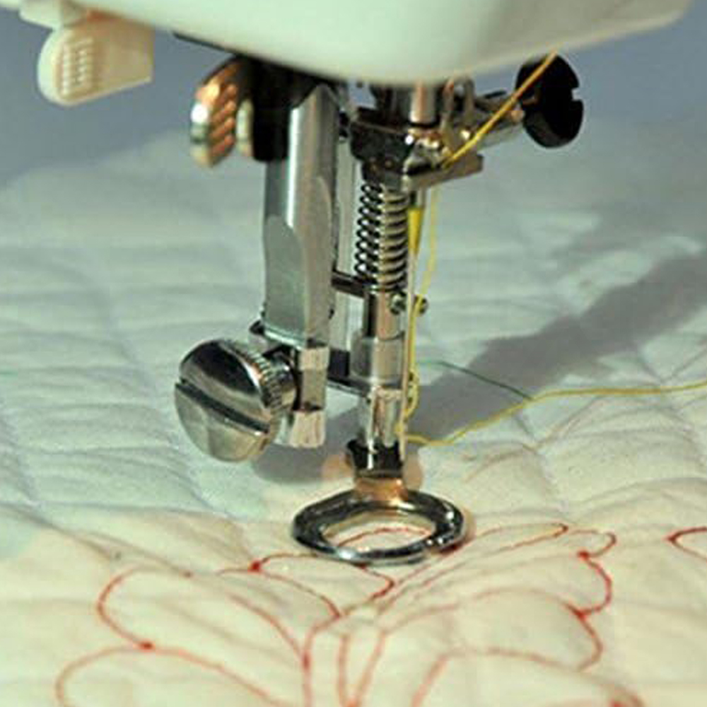 1Pc Kaki Penekan Logam untuk Q - Embroidery H&M ulasan dan harga
