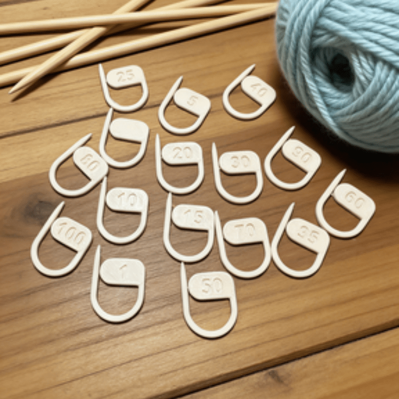 16 Buah Penanda Rajut Digital, - Stitch Marker Ring ulasan dan harga