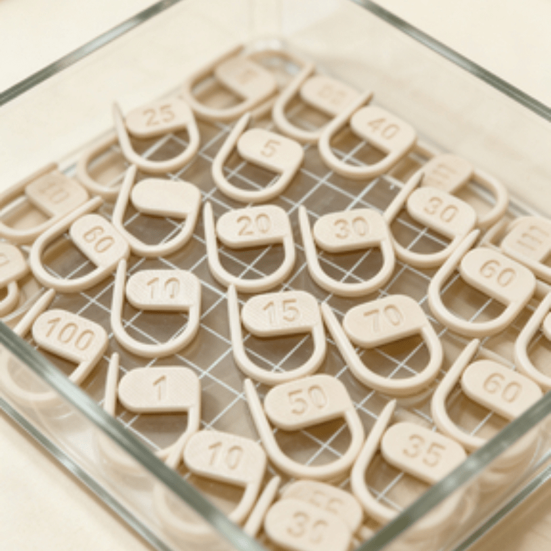 16 Buah Penanda Rajut Digital, - Stitch Marker Ring ulasan dan harga