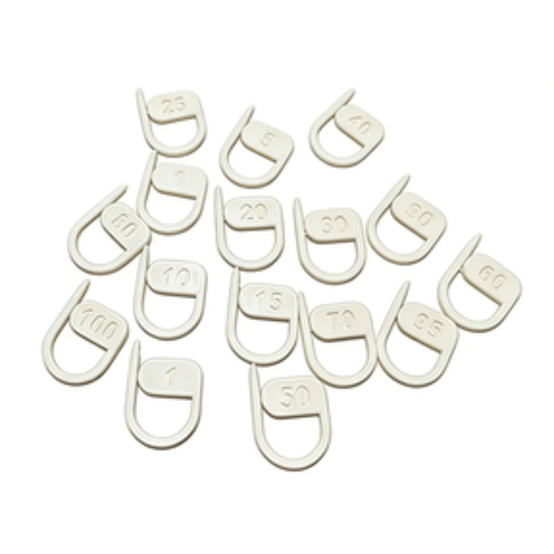 16 Buah Penanda Rajut Digital, - Stitch Marker Ring ulasan dan harga