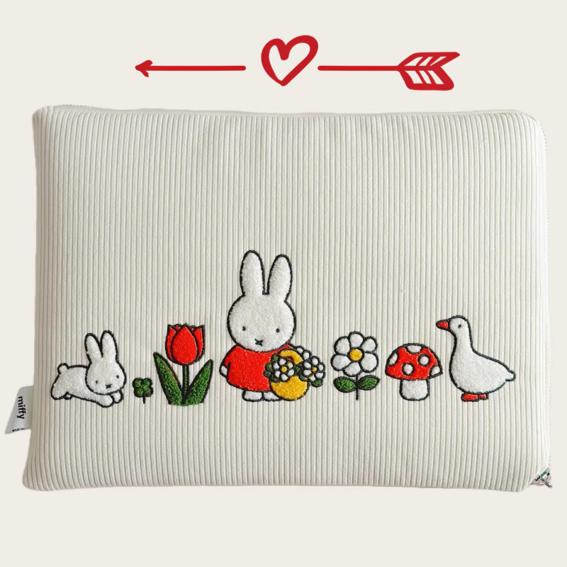 Tas Komputer Kelinci Kartun An - Embroidery Rabbit ulasan dan harga