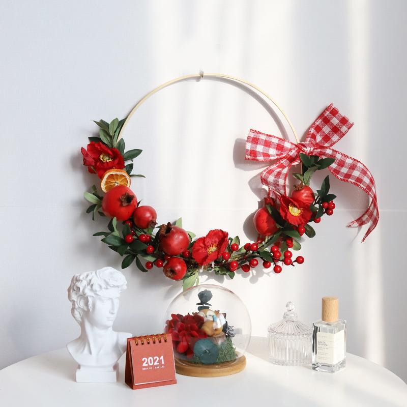 1/5 Buah 8-33Cm DIY Kayu Penan - Stitch Marker Ring ulasan dan harga