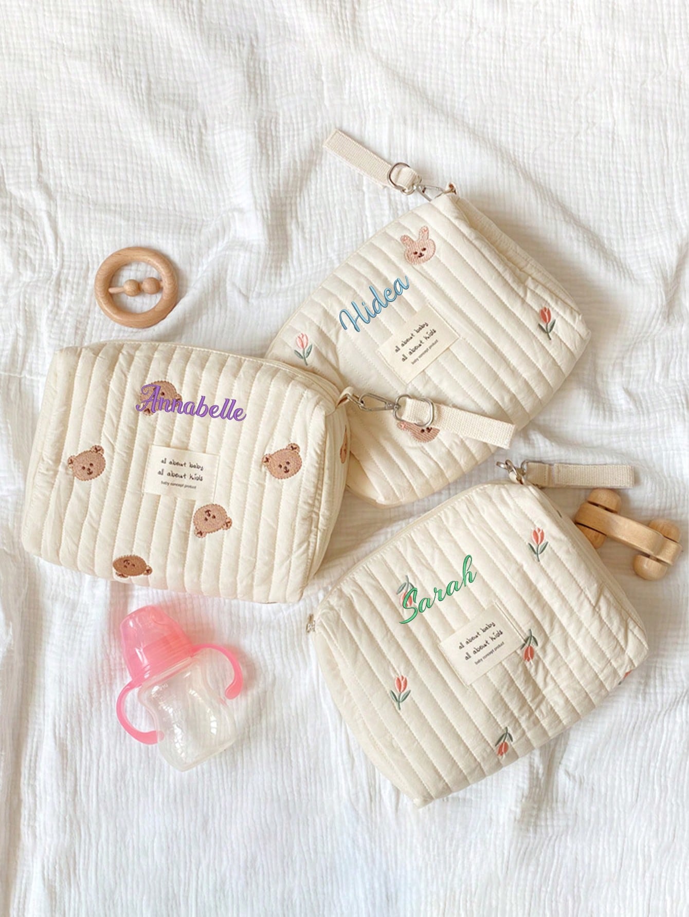 Tas Popok Bayi Bordir Nama Kus - Embroidery Name ulasan dan harga